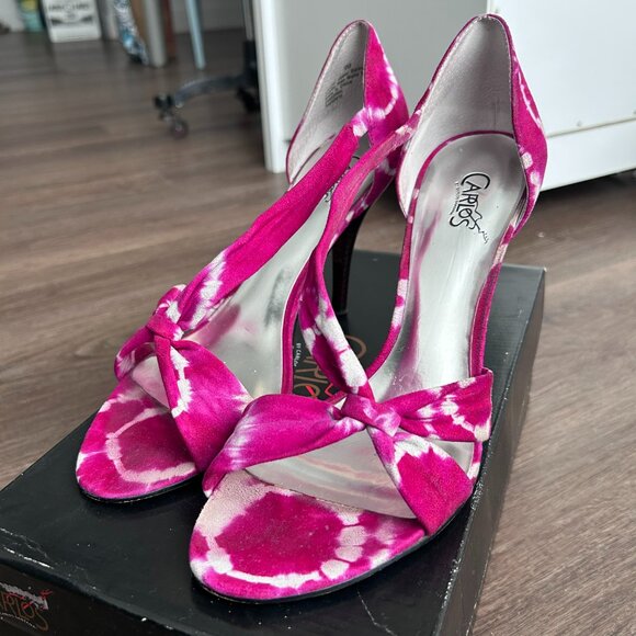 Carlos by Carlos Santana Shoes - Carlos By Carlos Santana Hot Pink Tye Dye Sandal